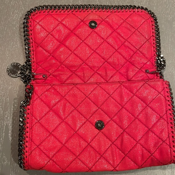 STELLA MCCARTNEY
Red Shaggy Deer Faux Leather Falabella Flap Shoulder Bag - Picture 2 of 12